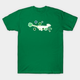 Peppermint Narwhal with Shamrocks T-Shirt